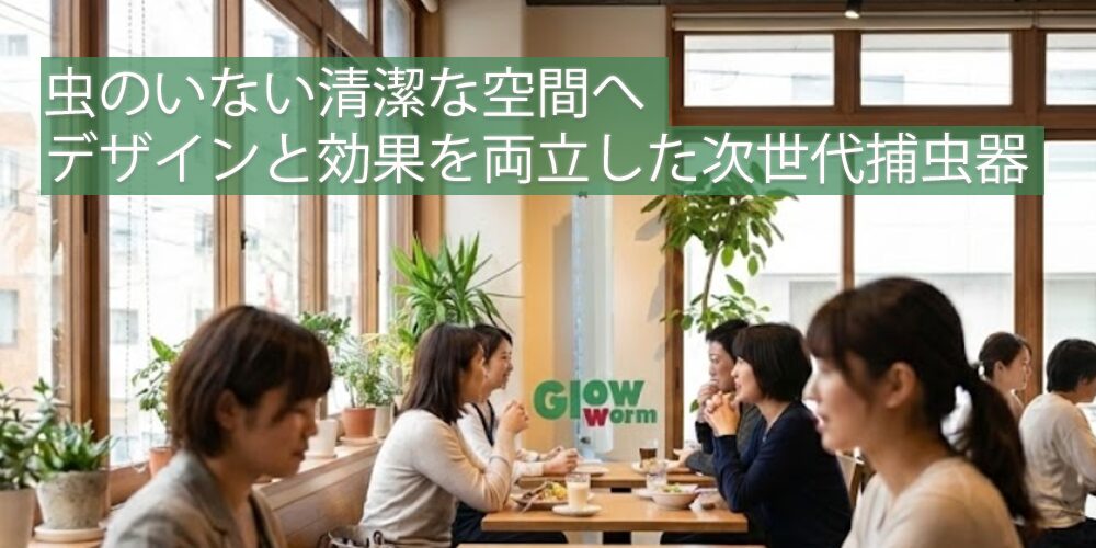 【公式】GlowWorm(グローワーム)| 店舗のコバエ・害虫対策用捕虫器